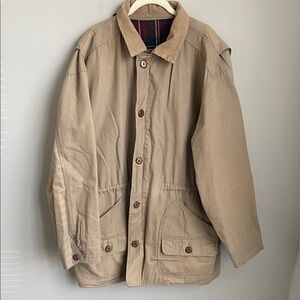Northern Reflections Reversible Beige Field Jacket Size XL